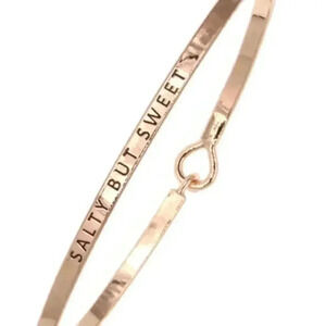 Salty But Sweet Message Bracelet